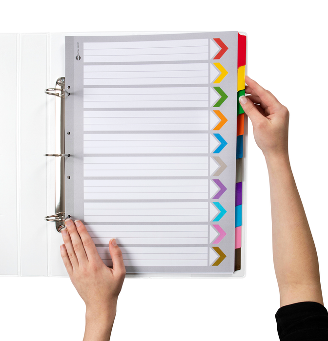 Marbig A3 Portrait Indices/Divider, 10 Tabs AO38610F