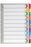 Marbig A3 Portrait Indices/Divider, 10 Tabs AO38610F