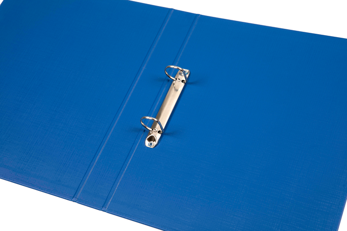 Marbig A4 2/25 Polyethylene (PE) Linen Finish Ring Binder Blue AO5022101