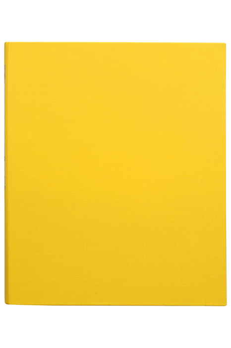 Marbig A4 2/25 Polyethylene (PE) Linen Finish Ring Binder Lemon AO5022105