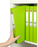 Marbig A4 2/25 Polyethylene (PE) Linen Finish Ring Binder Lime AO5022132