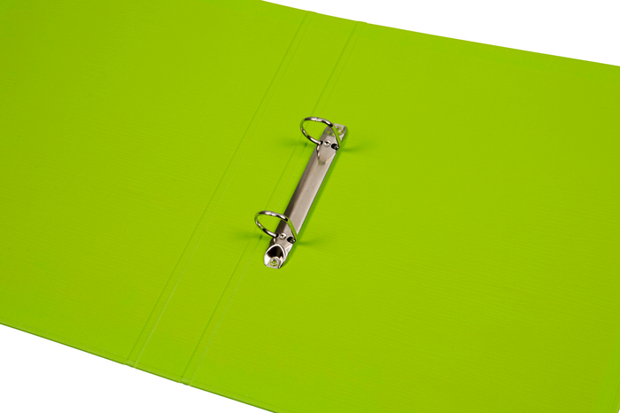 Marbig A4 2/25 Polyethylene (PE) Linen Finish Ring Binder Lime AO5022132