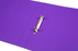 Marbig A4 2/25 Polyethylene (PE) Linen Finish Ring Binder Purple AO5022119