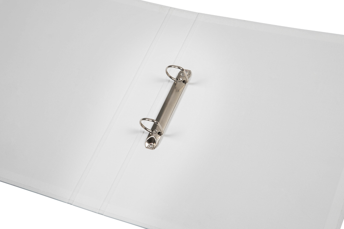 Marbig A4 2/25 Polyethylene (PE) Linen Finish Ring Binder White AO5022108