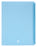 Marbig A4 20 Pocket Insertable Cover Refillable Display Book, Pastel Blue Cover AO2008601