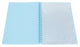Marbig A4 20 Pocket Insertable Cover Refillable Display Book, Pastel Blue Cover AO2008601