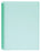 Marbig A4 20 Pocket Insertable Cover Refillable Display Book, Pastel Green Cover AO2008604