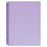 Marbig A4 20 Pocket Insertable Cover Refillable Display Book, Pastel Purple Cover AO2008619