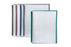 Marbig A4 20 Pocket Refillable Display Book, Clear Front, Assorted Colour Backing x 12's pack AO2007299