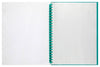 Marbig A4 20 Pocket Refillable Display Book, Clear Front, Green Backing AO2007204
