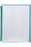 Marbig A4 20 Pocket Refillable Display Book, Clear Front, Green Backing AO2007204