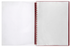 Marbig A4 20 Pocket Refillable Display Book, Clear Front, Maroon Backing AO2007203