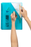Marbig A4 20 Pocket Refillable Display Book, Translucent Marine Cover AO2007301