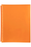 Marbig A4 20 Pocket Refillable Display Book, Translucent Orange Cover AO2007306