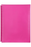 Marbig A4 20 Pocket Refillable Display Book, Translucent Pink Cover AO2007309