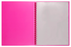 Marbig A4 20 Pocket Refillable Display Book, Translucent Pink Cover AO2007309