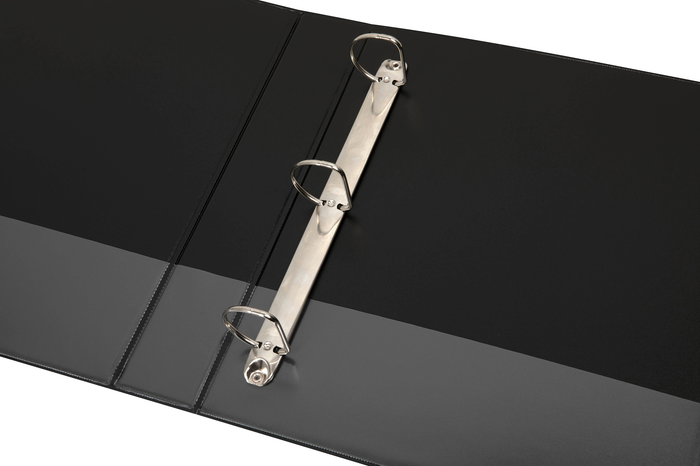 Marbig A4 3/38 Clearview Insert Cover Ringbinder - Black AO5413002B