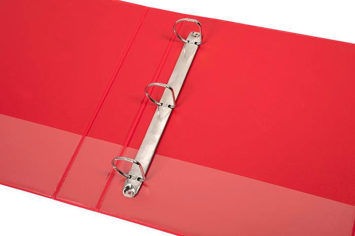 Marbig A4 3/38 Clearview Insert Cover Ringbinder - Red AO5413003B