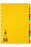 Marbig A4 Brights Manilla Indices/Divider, 1-12 Tabs AO37160F
