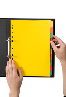 Marbig A4 Cardboard Indices/Divider, 10 Tabs, Erasable AO37910F