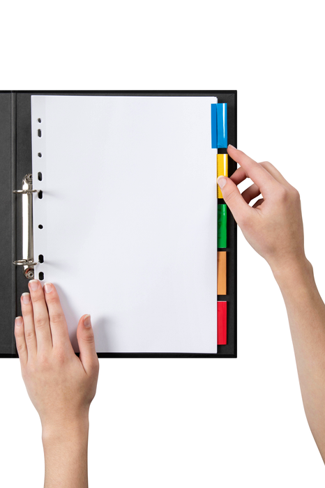 Marbig A4 Cardboard Indices/Divider, 5 Tabs AO37640F