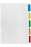 Marbig A4 Cardboard Indices/Divider, 5 Tabs AO37640F