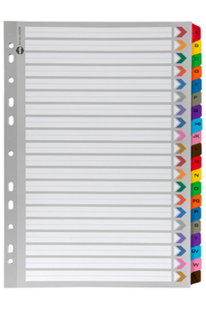 Marbig A4 Cardboard Indices/Divider, A-Z AO35024F