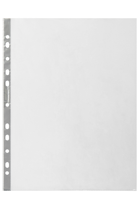 Marbig A4 Copysafe 50 Micron Clear Pockets With Silver Strip 100's pack AO25101