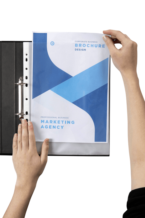 Marbig A4 Copysafe 70 Micron Heavy Weight Clear Pockets 100's pack AO25100