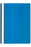 Marbig A4 Deluxe Flat File, Clear Front Cover, Blue AO2002001