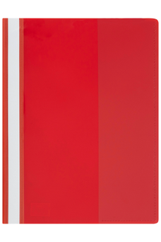 Marbig A4 Deluxe Flat File, Clear Front Cover, Red AO2002003