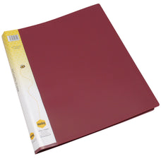 Marbig A4 Display Book 10 pocket Burgundy AO1742621