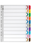 Marbig A4 Extra Wide Manilla Indices/Divider, 1-10 Tabs AO36250F