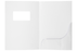 Marbig A4 Gloss Presentation Folders with Window, White, Pack of 10 AO1104208