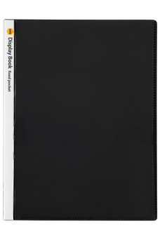 Marbig A4 Insert Cover Display Book 20 pocket Black AO2003712