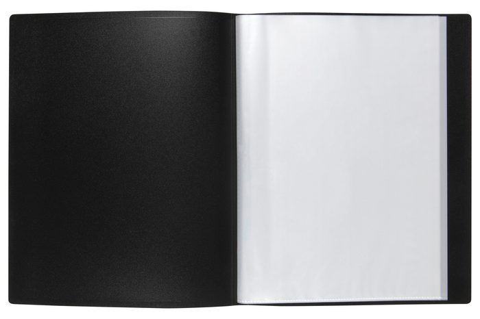 Marbig A4 Insert Cover Display Book 20 pocket Black AO2003712