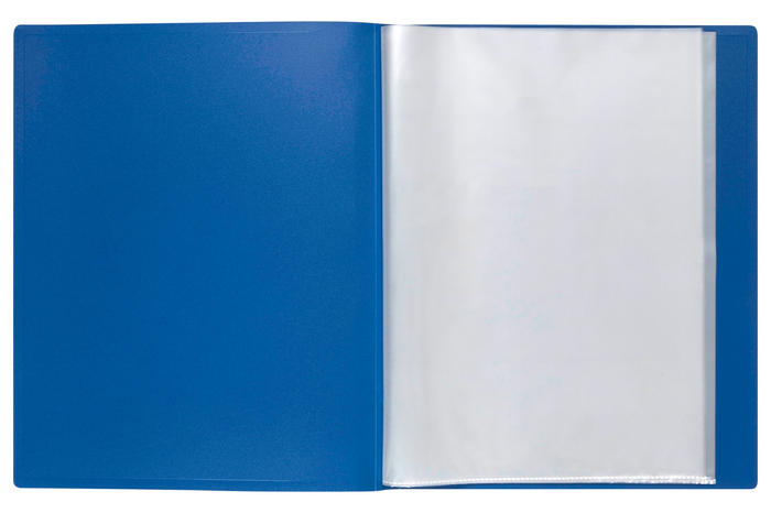 Marbig A4 Insert Cover Display Book 20 pocket Blue AO2003701