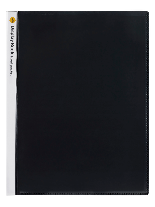 Marbig A4 Insert Cover Display Book 40 pocket Black AO2003612