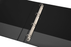 Marbig A4 Insert Cover Ring Binder, 25mm 4 D Rings, Black AO5404002B