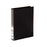 Marbig A4 Insert Cover Ring Binder, 25mm 4 D Rings, Black AO5404002B