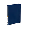 Marbig A4 Insert Cover Ring Binder, 25mm 4 D Rings, Blue AO5404001B