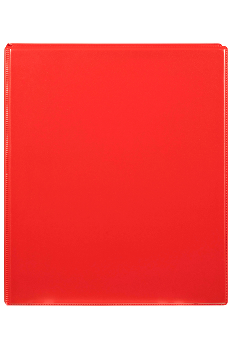 Marbig A4 Insert Cover Ring Binder, 25mm 4 D Rings, Red AO5404003B