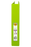 Marbig A4 Insert Cover Ring Binder, 38mm 2 D Rings, Lime AO5412004