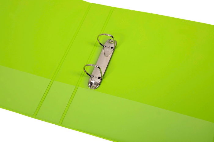 Marbig A4 Insert Cover Ring Binder, 38mm 2 D Rings, Lime AO5412004