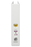 Marbig A4 Insert Cover Ring Binder, 38mm 2 D Rings, White AO5412008B