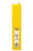 Marbig A4 Insert Cover Ring Binder, 38mm 2 D Rings, Yellow AO5412005