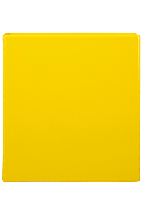 Marbig A4 Insert Cover Ring Binder, 38mm 2 D Rings, Yellow AO5412005