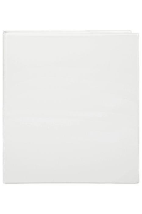 Marbig A4 Insert Cover Ring Binder, 38mm 4 D Rings, White AO5414008B