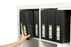 Marbig A4 Insert Cover Ring Binder, 50mm 3 D Rings, Black AO5423002B