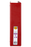 Marbig A4 Insert Cover Ring Binder, 50mm 3 D Rings, Red AO5423003B